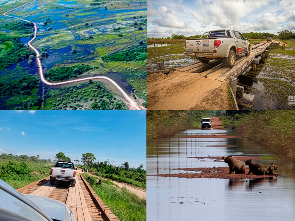 Pegue a estrada: os melhores destinos off-road para viajar de picape pelo Brasil. 1 estradadopantanal800x600